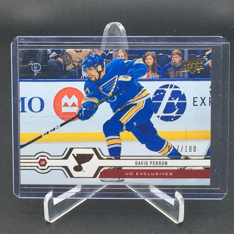 2019 UPPER DECK SERIES ONE - UD EXCLUSIVES - D. PERRON - #121 - #'D/100