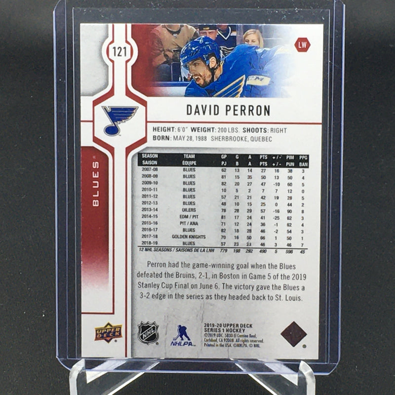 2019 UPPER DECK SERIES ONE - UD EXCLUSIVES - D. PERRON - #121 - #'D/100
