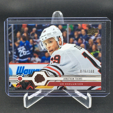 2019 UPPER DECK SERIES ONE - UD EXCLUSIVES - J. TOEWS - #110 - #'D/100