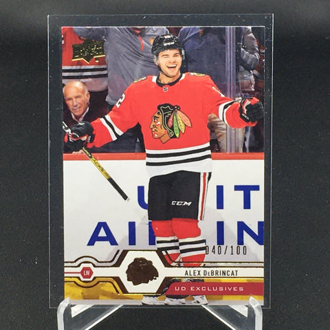 2019 UPPER DECK SERIES TWO - UD EXCLUSIVES - A. DEBRINCAT - #363 - #'D/100