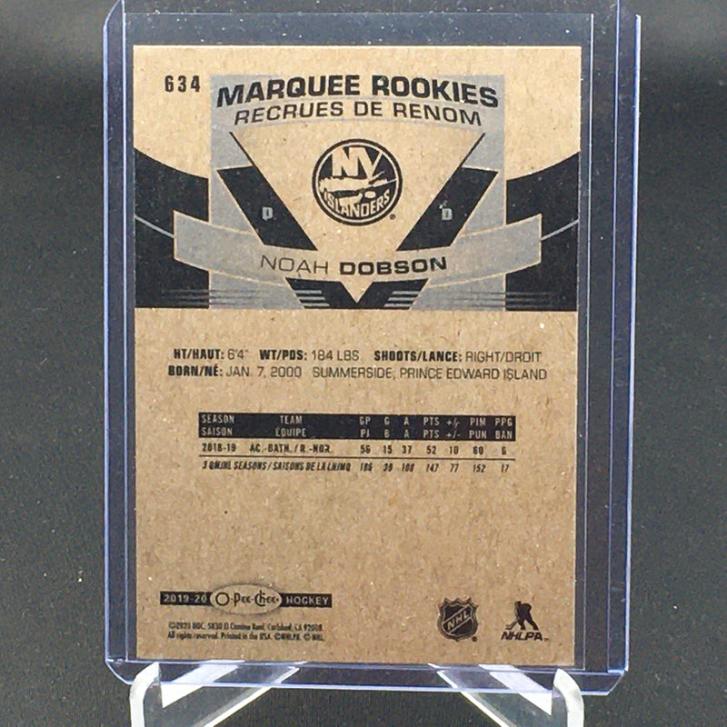 2019 UPPER DECK SERIES TWO - RED - MARQUEE ROOKIES - N. DOBSON -