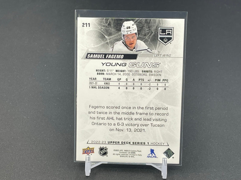 2022 UPPER DECK SERIES ONE - YOUNG GUNS - S. FAGEMO -