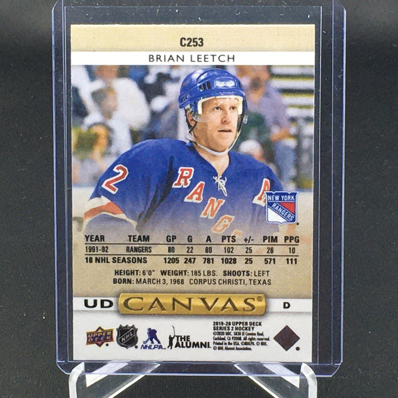 2019 UPPER DECK SERIES TWO - UD CANVAS - RETIRED - B. LEETCH -