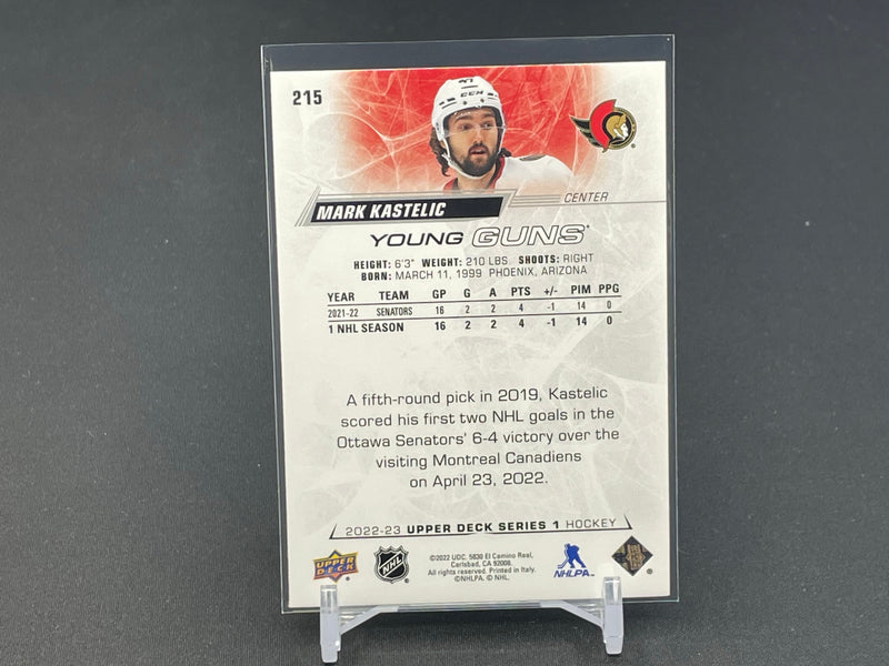 2022 UPPER DECK SERIES ONE - YOUNG GUNS - M. KASTELIC -