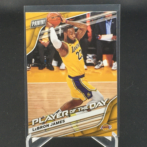 2020 PANINI PLAYER OF THE DAY - L. JAMES - #1
