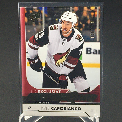 2017 UPPER DECK SERIES TWO - UD EXCLUSIVES - YOUNG GUNS - K. CAPOBIANCO - #495 - #'D/100 - RC