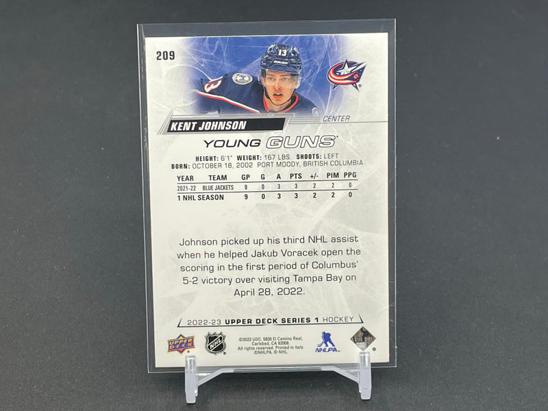 2022 UPPER DECK SERIES ONE - YOUNG GUNS - K. JOHNSON -