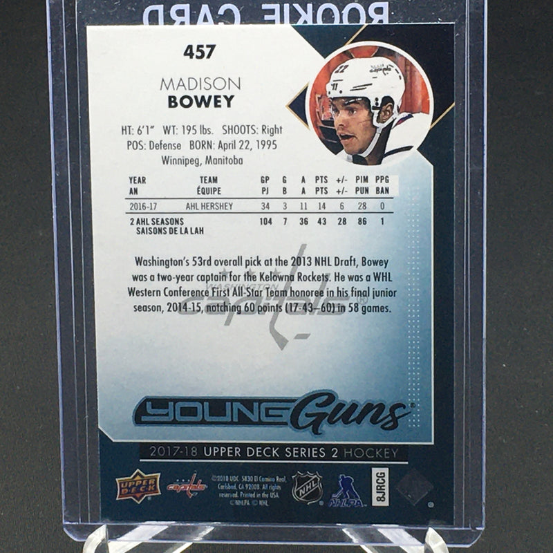 2017 UPPER DECK SERIES TWO - YOUNG GUNS - M. BOWEY -