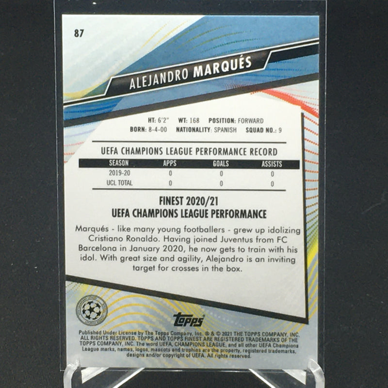 2021 TOPPS FINEST UEFA - C. JONES -