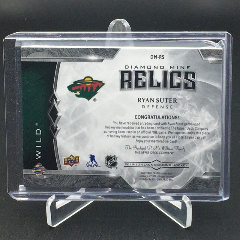 2019 UPPER DECK BLACK DIAMOND - DIAMOND MINE RELICS - R. SUTER -
