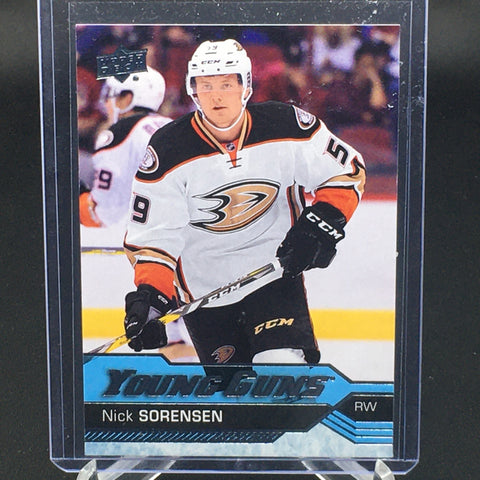 2016 UPPER DECK SERIES ONE - YOUNG GUNS - N. SORENSEN - #203 - RC