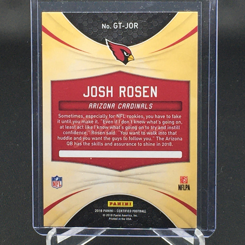 2018 PANINI CERTIFIED - GOLD TEAM - J. ROSEN -