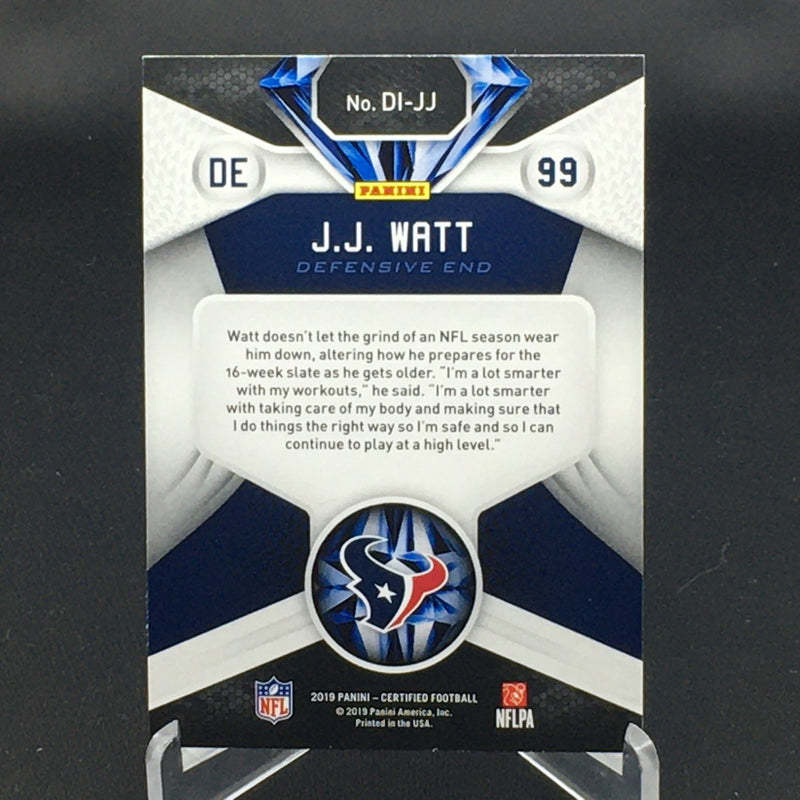2019 CERTIFIED - DIAMONDS - J. WATT -