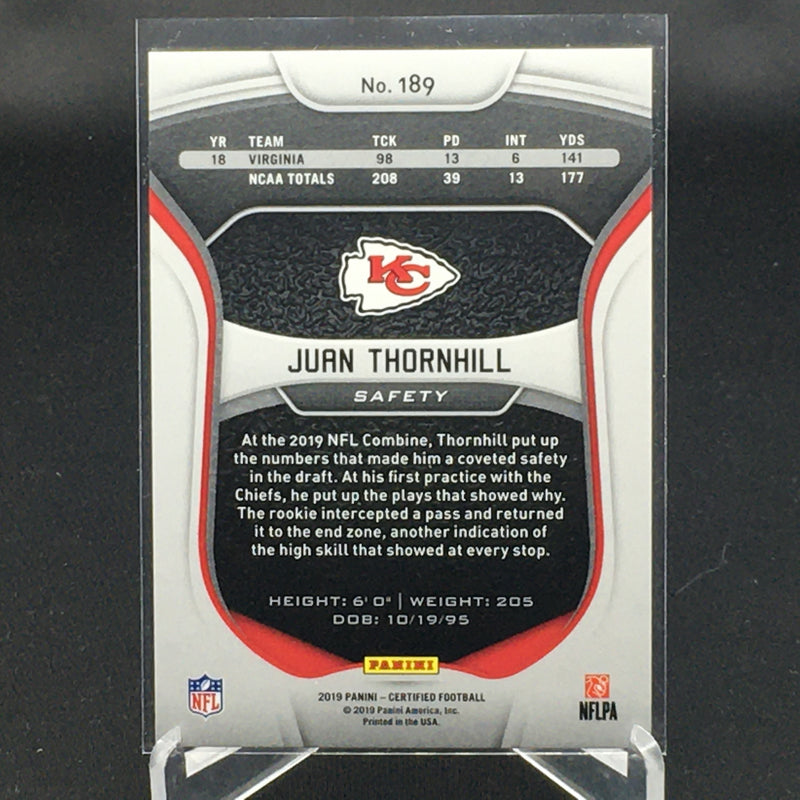 2019 CERTIFIED - MIRROR TEAL - J. THORNHILL - #189 - #'D/35 - RC