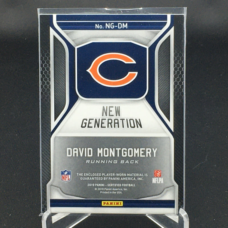 2019 CERTIFIED - NEW GENERATION - ORANGE PARALLEL - D. MONTGOMERY - #NG-DM - #'D/299 - JERSEY RELIC
