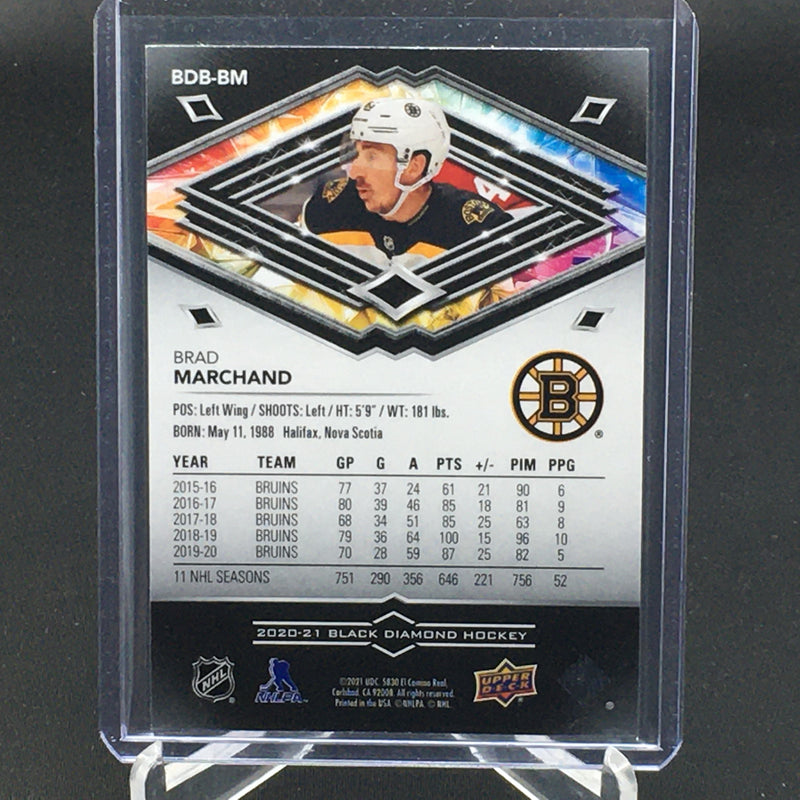 2020 UPPER DECK BLACK DIAMOND - B. MARCHAND - #BDB-BM - #'D/349