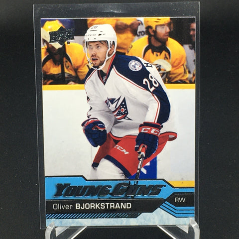 2016 UPPER DECK SERIES ONE - YOUNG GUNS - O. BJORKSTRAND - #243 - RC