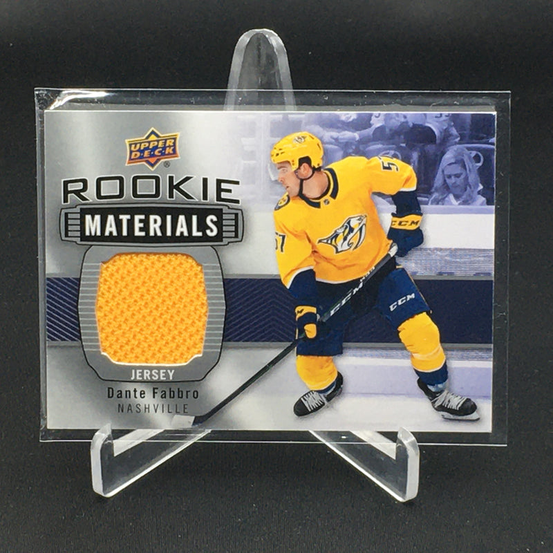 2019 UPPER DECK SERIES TWO - ROOKIE MATERIALS - D. FABBRO -
