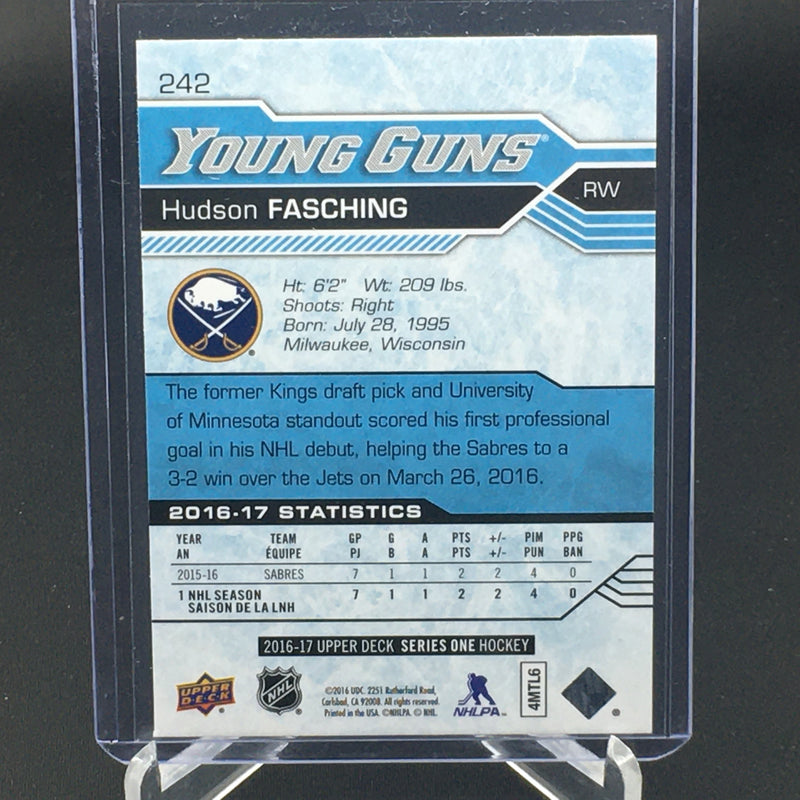 2016 UPPER DECK SERIES ONE - YOUNG GUNS - H. FASCHING -