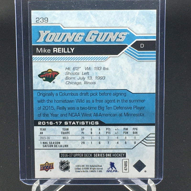 2016 UPPER DECK SERIES ONE - YOUNG GUNS - M. REILLY -