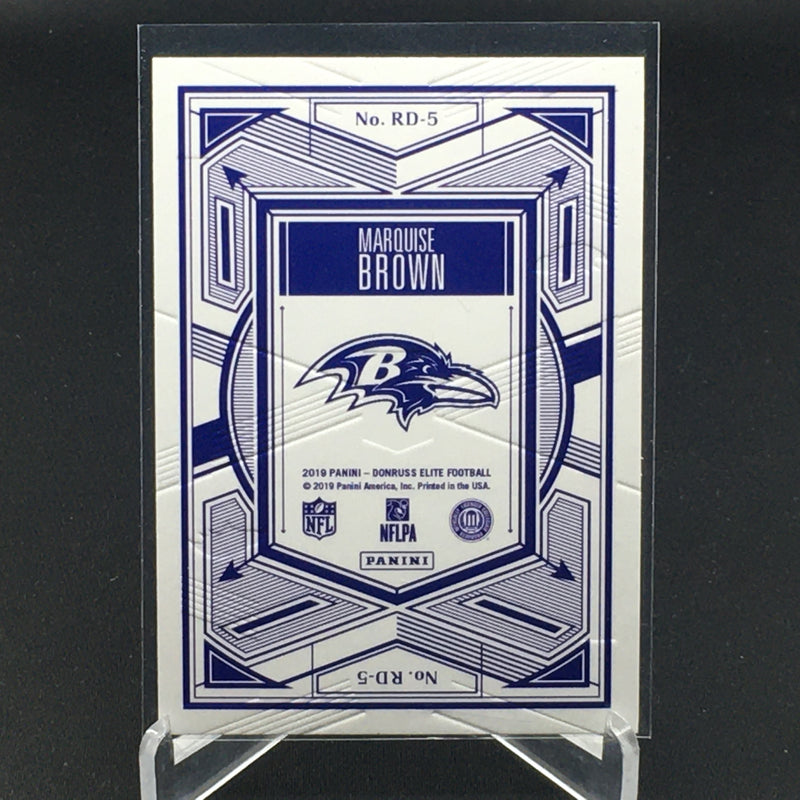 2019 PANINI DONRUSS ELITE - ROOKIE ON DECK - M. BROWN -