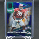 2020 PANINI DONRUSS ELITE - ROOKIE STATUS - R. DAVIS - #180 - #'D/99 - RC