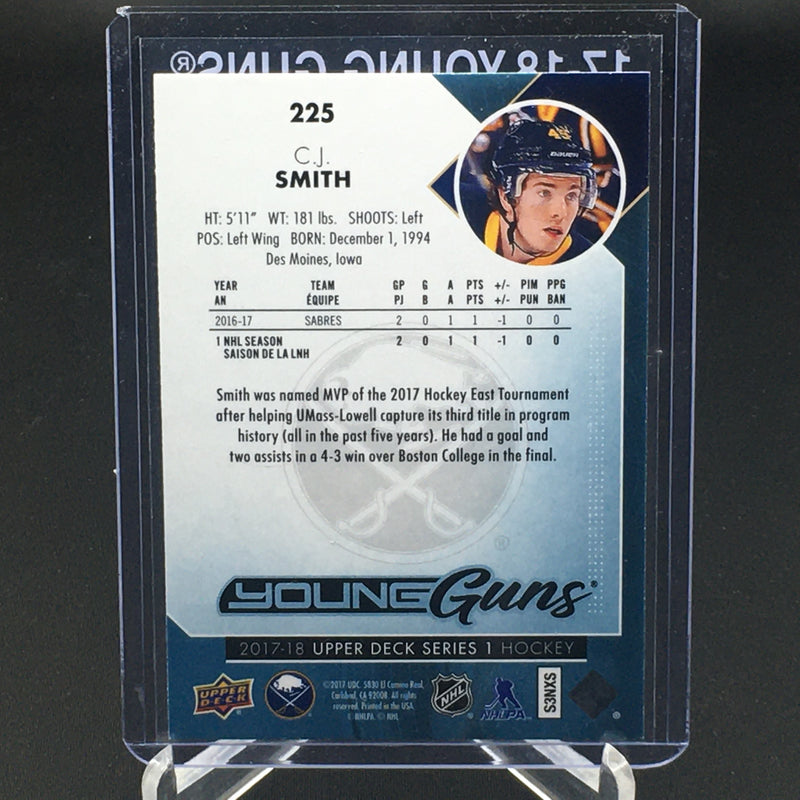 2017 UPPER DECK SERIES ONE - YOUNG GUNS - C. SMITH -