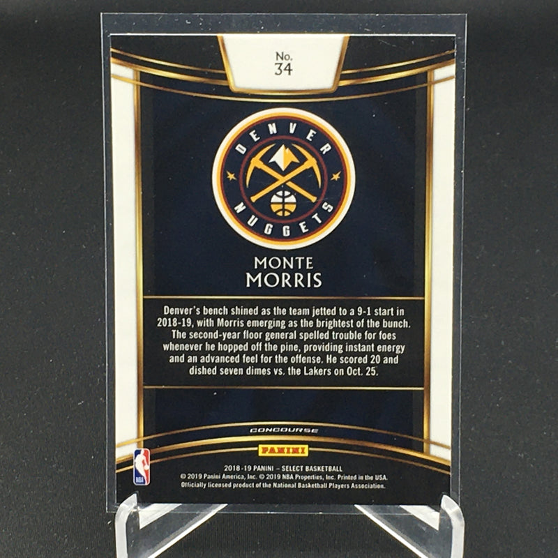 2018 PANINI SELECT - M. MORRIS -