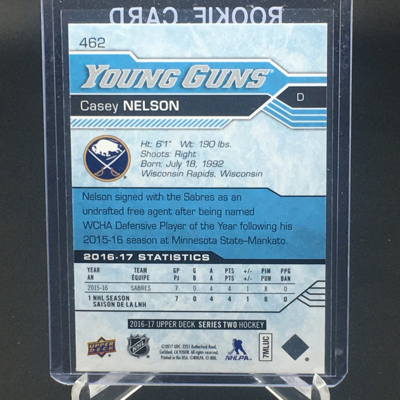 2016 UPPER DECK SERIES TWO - YOUNG GUNS - C. NELSON -