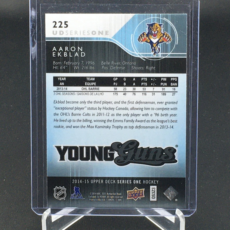 2014 UPPER DECK SERIES ONE - YOUNG GUNS - A. EKBLAD -