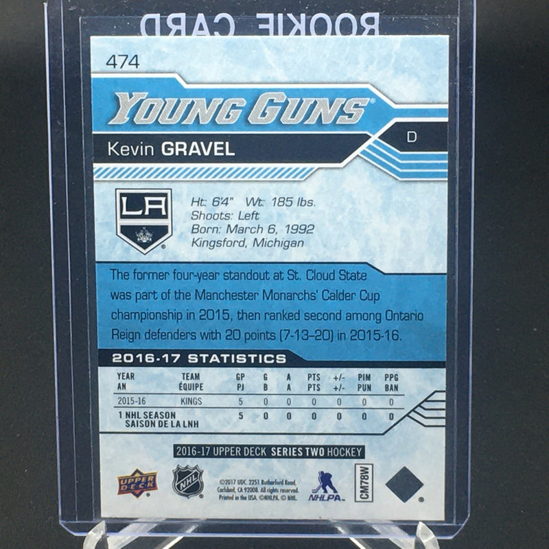 2016 UPPER DECK SERIES TWO - YOUNG GUNS - K. GRAVEL -