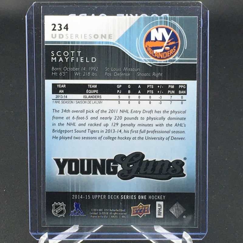 2014 UPPER DECK SERIES ONE - YOUNG GUNS - S. MAYFIELD -