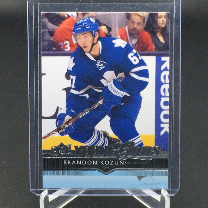 2014 UPPER DECK SERIES ONE - YOUNG GUNS - B. KOZUN -