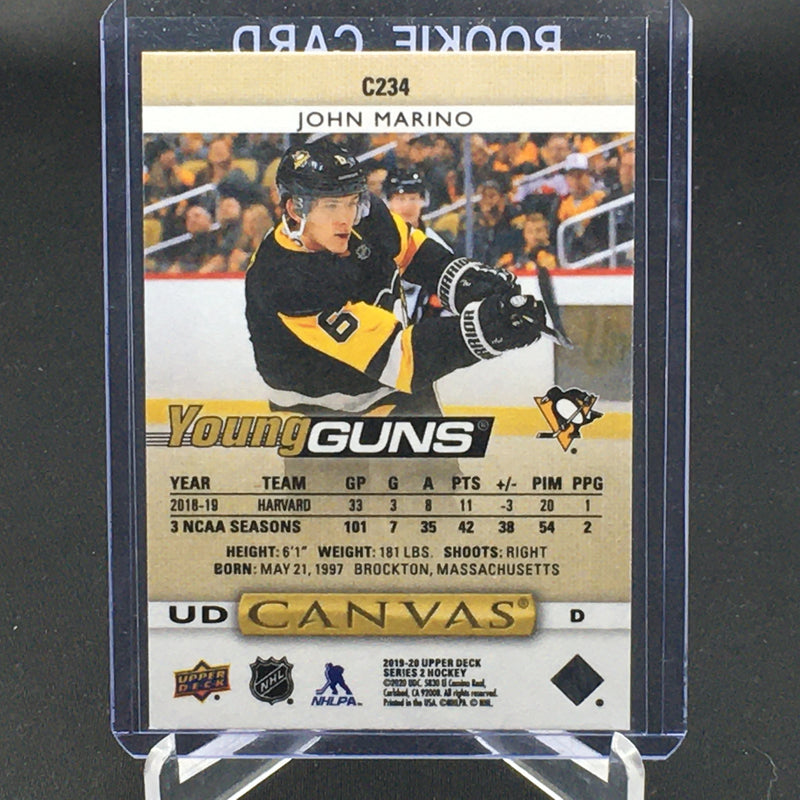 2019 UPPER DECK SERIES TWO - UD CANVAS - YOUNG GUNS - J. MARINO -