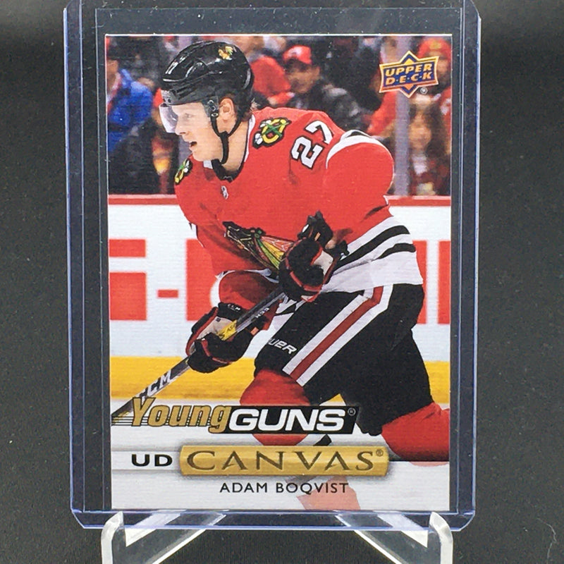 2019 UPPER DECK SERIES TWO - UD CANVAS - YOUNG GUNS - A. BOQVIST -