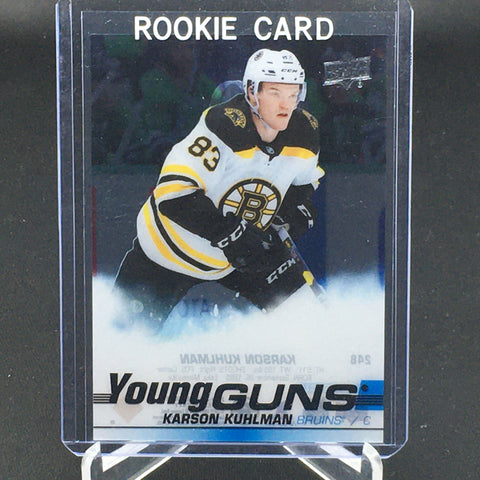 2019 UPPER DECK SERIES ONE - UD CLEAR CUT - YOUNG GUNS - K. KUHLMAN - #248 - RC