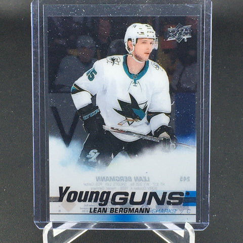 2019 UPPER DECK SERIES ONE - UD CLEAR CUT - YOUNG GUNS - L. BERGMANN - #245 - RC