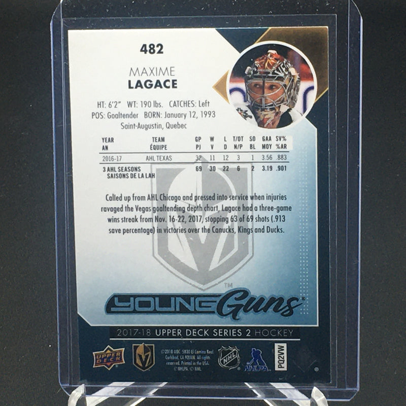 2017 UPPER DECK SERIES TWO - YOUNG GUNS - M. LAGACE -