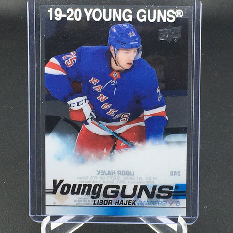 2019 UPPER DECK SERIES ONE - UD CLEAR CUT - YOUNG GUNS - L. HAJEK - #240 - RC