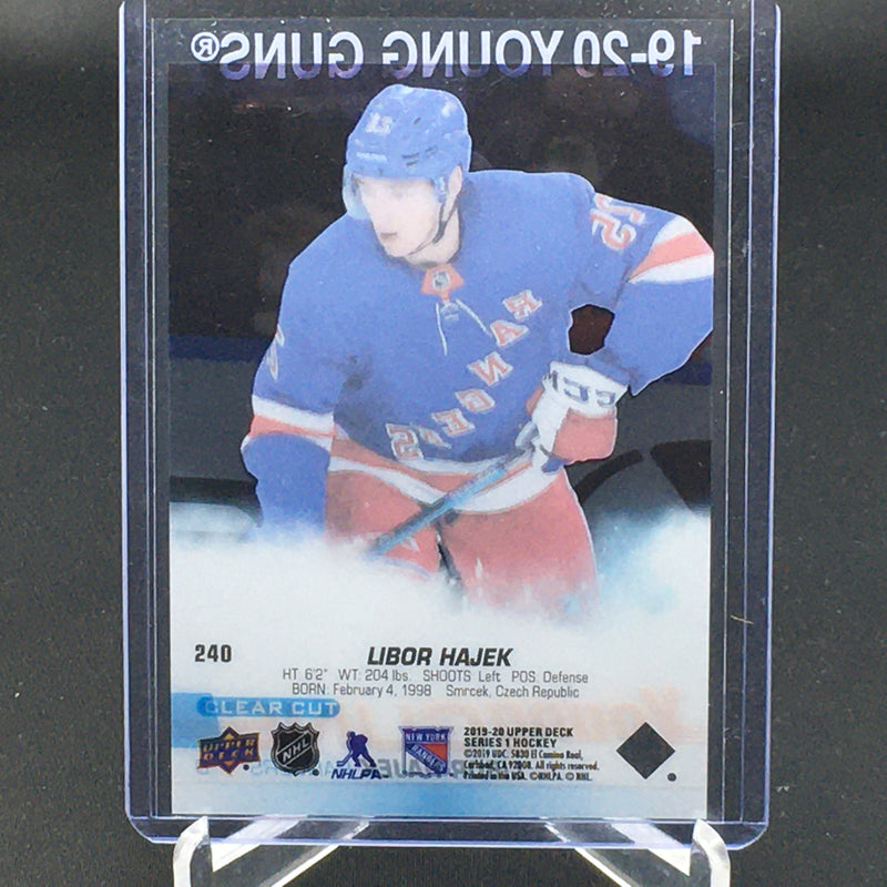 2019 UPPER DECK SERIES ONE - UD CLEAR CUT - YOUNG GUNS - L. HAJEK -