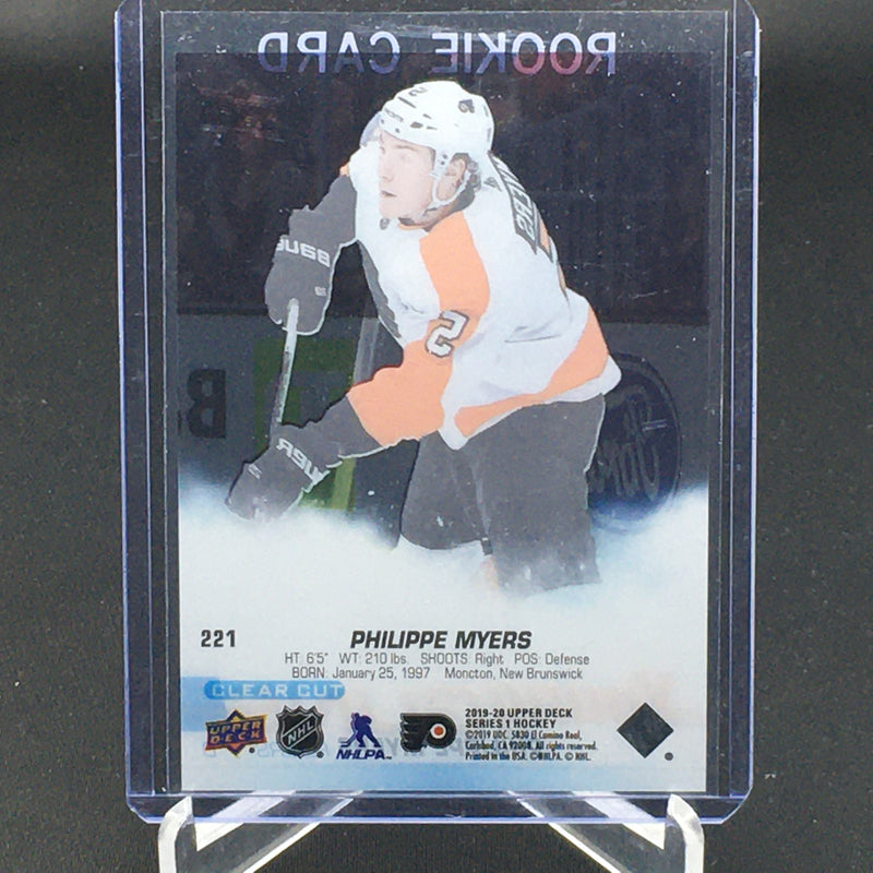 2019 UPPER DECK SERIES ONE - UD CLEAR CUT - YOUNG GUNS - P. MYERS -