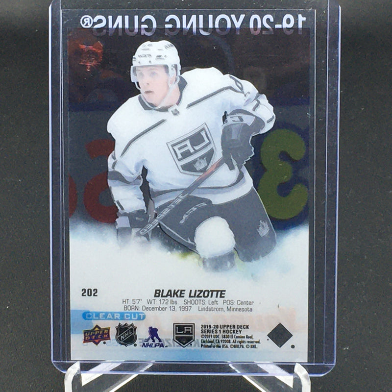 2019 UPPER DECK SERIES ONE - UD CLEAR CUT - YOUNG GUNS - B. LIZOTTE -