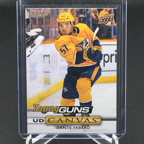 2019 UPPER DECK SERIES TWO - UD CANVAS - YOUNG GUNS - D. FABBRO - #C227 - RC