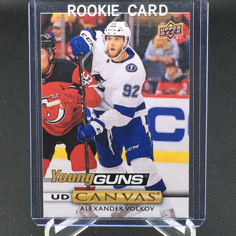 2019 UPPER DECK SERIES TWO - UD CANVAS - YOUNG GUNS - A. VOLKOV - #C225 - RC