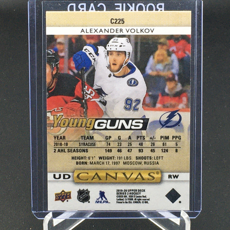 2019 UPPER DECK SERIES TWO - UD CANVAS - YOUNG GUNS - A. VOLKOV -