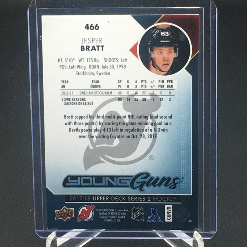 2017 UPPER DECK SERIES TWO - YOUNG GUNS - J. BRATT -