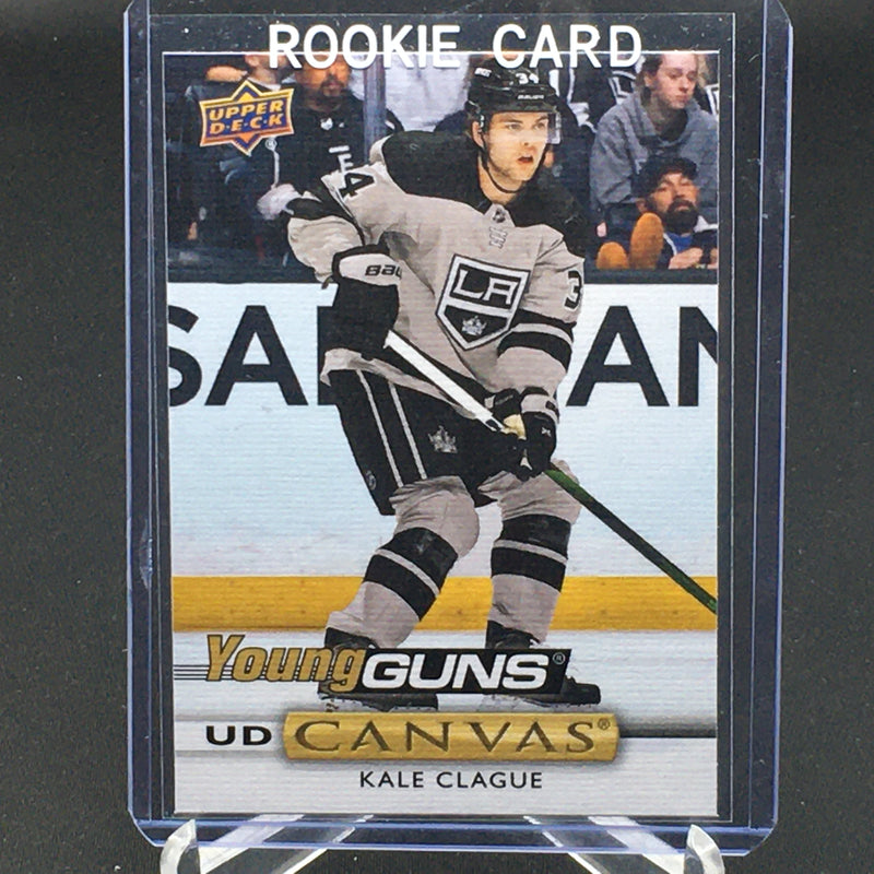 2019 UPPER DECK SERIES TWO - UD CANVAS - YOUNG GUNS - K. CLAGUE -