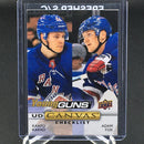 2019 UPPER DECK SERIES ONE - UD CANVAS - YOUNG GUNS CHECKLIST - K. KAKKO/ A. FOX -
