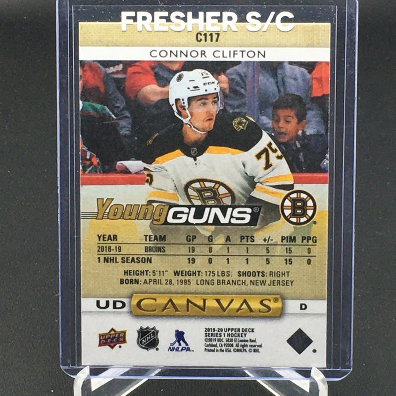 2019 UPPER DECK SERIES ONE - UD CANVAS - YOUNG GUNS - C. CLIFTON -