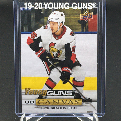 2019 UPPER DECK SERIES ONE - UD CANVAS - YOUNG GUNS - E. BRANNSTROM - #C106 - RC